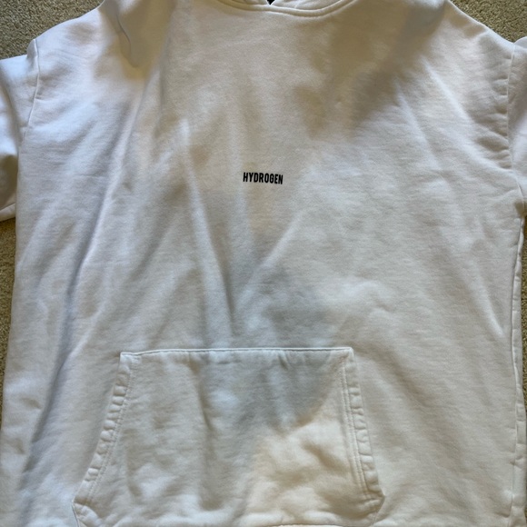 Hydrogen XL White Sweatshirt - Picture 4 of 6